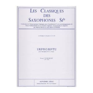 Franz Schubert | Impromptu - Les Classiques No117 | Leduc