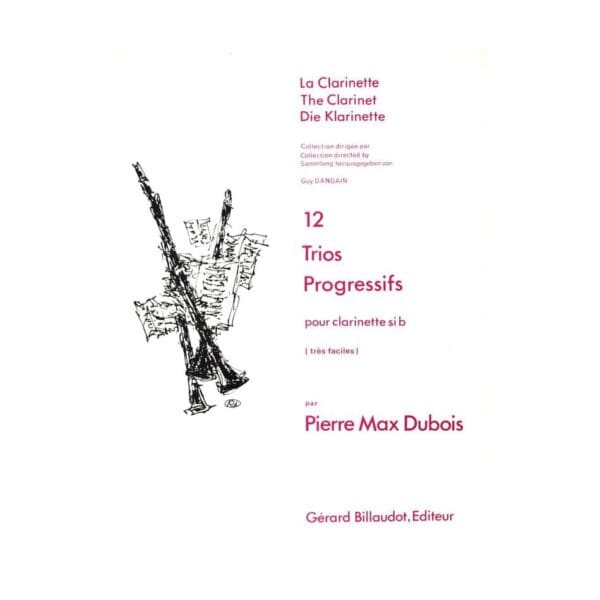 Pierre Max Dubois | 12 TRIOS PROGRESSIFS (Tres Faciles) | Billaudot