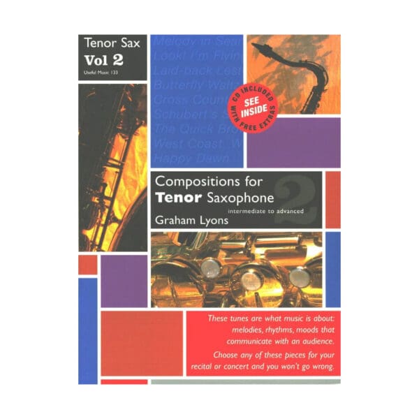 Graham Lyons | Compositions for Tenor Saxophone Volume 2 | Useful Music