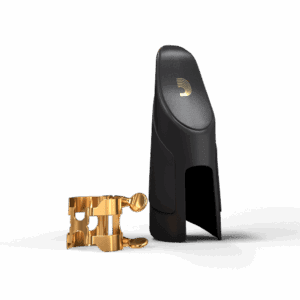 D'Addario | H-Ligature Gold Plated Baritone Saxophone Ligature and Cap