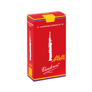 Vandoren | Red Java Filed Soprano Saxophone Reeds | SR30R