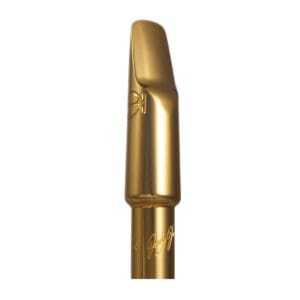 Jody Jazz | DV NY Gold Plated Baritone Saxophone Mouthpiece with Ligature and Cap