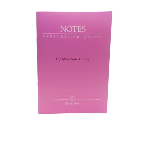 Barenreiter | Note Book and Manuscript Pad | 8 Staves 32 Pages