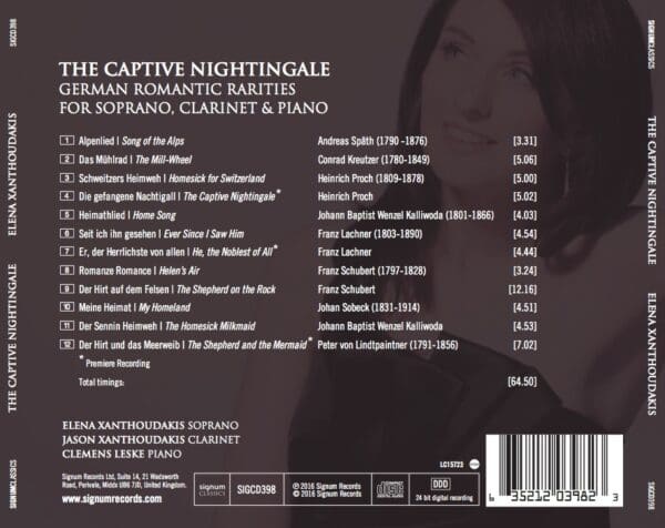 The Captive Nightingale CD