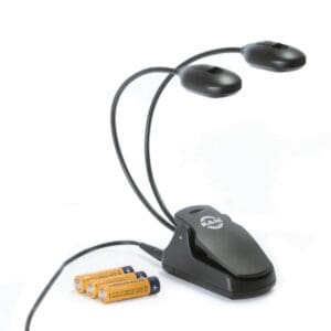 K&M | Music Stand Light with Twin Heads | 12270