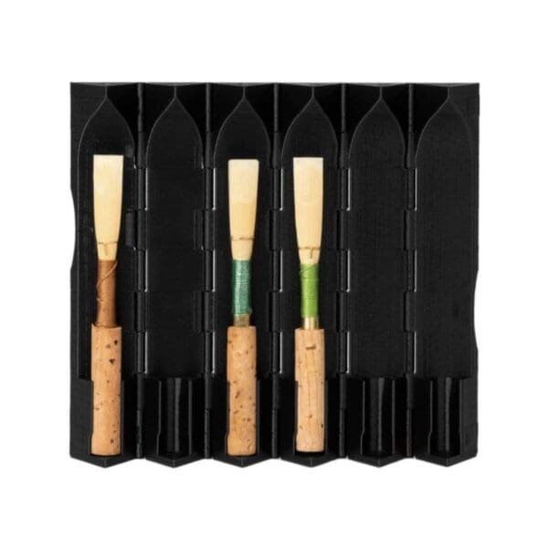 Reeds 'n Stuff | Hexagon Reed Case for 6 Oboe Reeds: Black