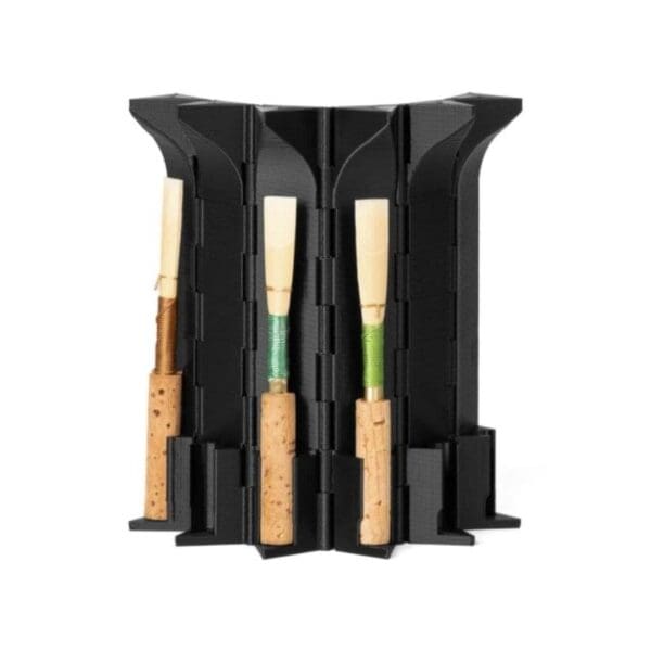 Reeds 'n Stuff | Hexagon Reed Case for 6 Oboe Reeds: Black