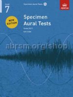 Abrsm | Specimen Aural Tests New Edition from 2011 Grade 7 with CD | Abrsm Publishing