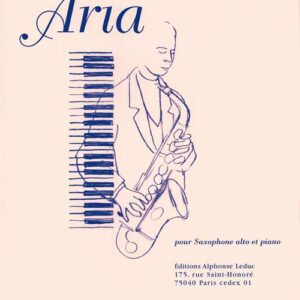 Eugene Bozza | Aria for alto saxophone and piano | Leduc
