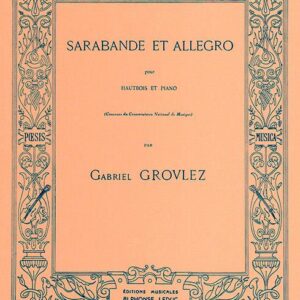 Gabriel Grovlez | Sarabande et Allegro (Oboe) | Leduc