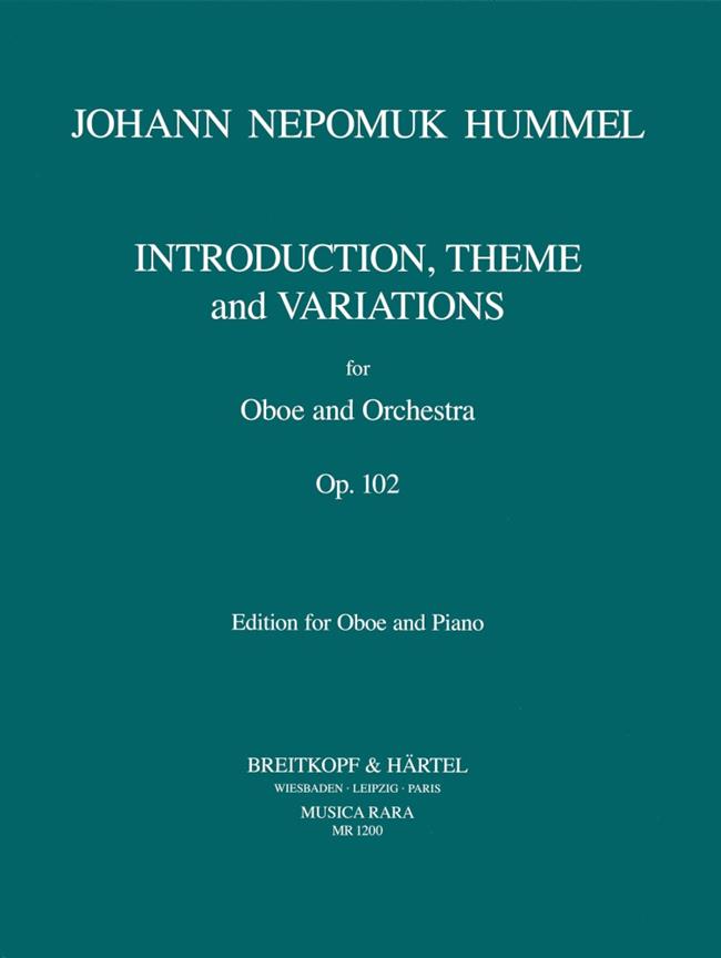 Introduction, Theme and Variations Op 102 - Howarth of London