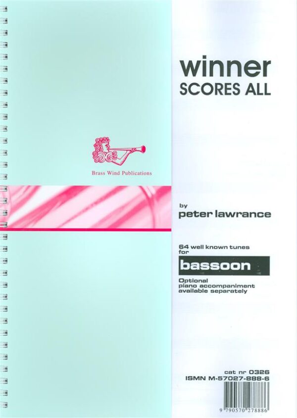 J Dillon | Winner Scores all for Bassoon | Brass Wind