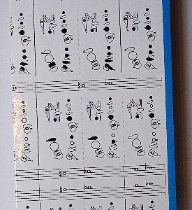 Dr Downing | Professional Bassoonist's Fingering Chart