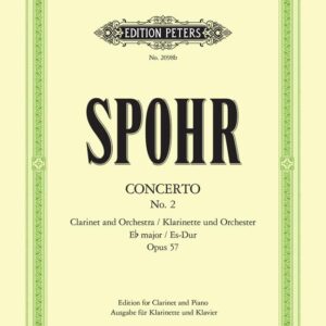 Louis Spohr | Concerto No. 2 in Eb Op. 57 (Peters) | Peters Edition