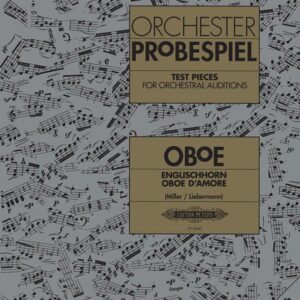 Orchester Probespiel - Oboe, Englischhorn, Oboe d'amore | Peters Edition