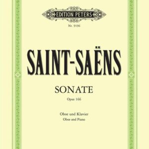 Camille Saint-saëns | Sonate Op 166 | Peters Edition