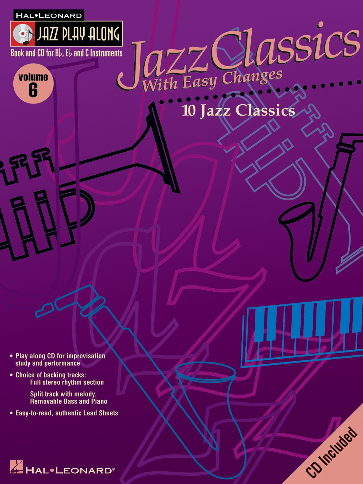 Jazz Play Along Volume 6 Jazz Classics with Easy Changes Howarth of