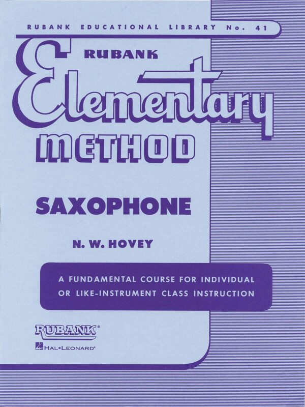 Hovey | Rubank Elementary Method for alto saxophone | Hal Leonard