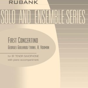 Georges Guilhaud | First Concertino for tenor saxophone and piano | Hal Leonard