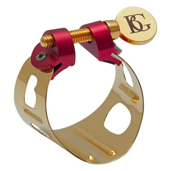 BG | LD1 Duo 24K Gold Plated Alto Saxophone and Bb Clarinet Ligature and Cap