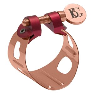 BG | LD9 Duo Rose Gold Alto Saxophone and Bb Clarinet Ligature and Cap