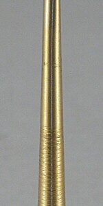 Chiarugi | "Ponseele" Baroque Oboe one-piece Staple - Brass 57mm