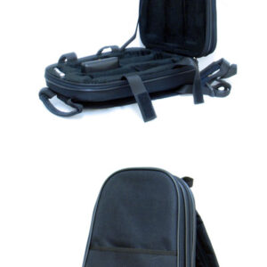 Ortola | Bb/A Clarinet Oval Shoulder Case | Black | 187