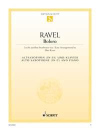 Maurice Ravel | Bolero for alto sax | Schott