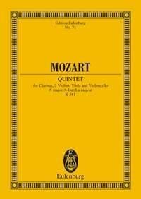 Wolfgang Amadeus Mozart | Clarinet Quintet  K.581 Study Score | Eulenberg