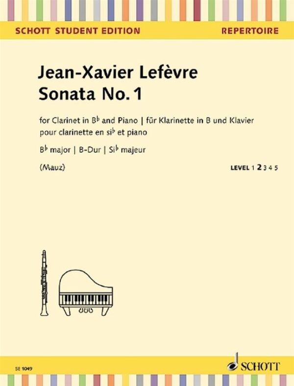 Jean-xavier Lefèvre | Sonata No. 1 in Bb Major | Schott