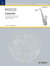 Fiocco/bazelaire | Concerto for tenor saxophone and piano (grade 6-8) | Schott