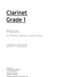 Trinity Clarinet Grade 1 Pieces 2017-2020 (part) | Trinity College London