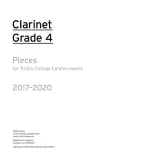 Trinity Clarinet Grade 4 pieces 2017-2020 (part) | Trinity College London