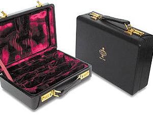 Buffet Crampon | Bb Clarinet Prestige Case - Black Leather with Combination Locks