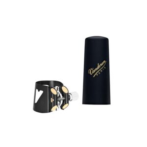 Vandoren | LC01BP Optimum Bb Clarinet Ligature Black with Plastic Cap