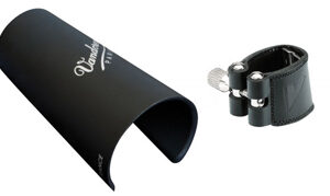 Vandoren | LC21P Cuir Leather Bb Clarinet Ligature with Plastic Cap