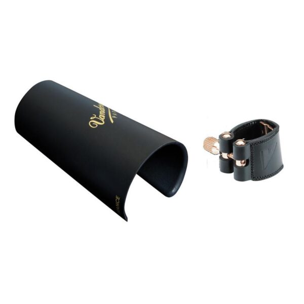 Vandoren | Cuir Leather Saxophone Ligature with Plastic Cap