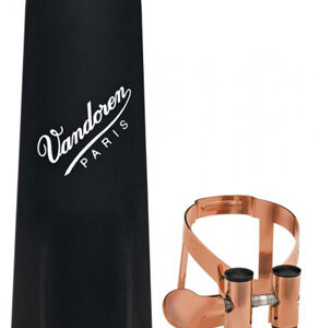Vandoren | LC51PGP M/O (Masters/Optimum) Bb Clarinet Ligature with Plastic Cap | Pink Gold