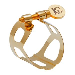 BG | Tradition, 24K Gold Plated Saxophone Ligature and Cap