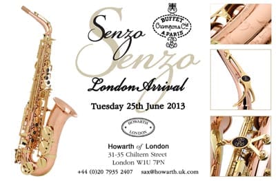 Buffet Crampon Senzo Saxophone –  London Arrival at Howarth of London image