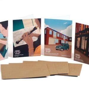 Howarth | 75th Anniversary Card - set of 4 cards