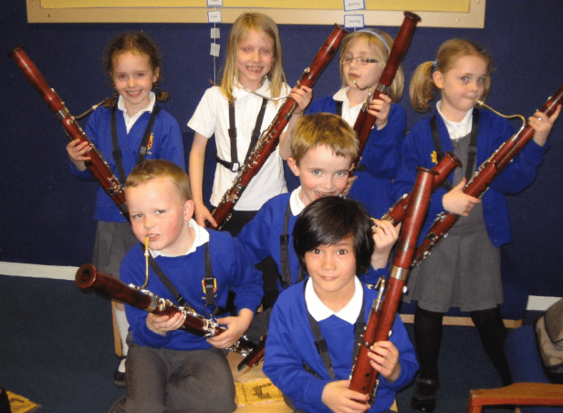 Year 2 Mini bassoon players