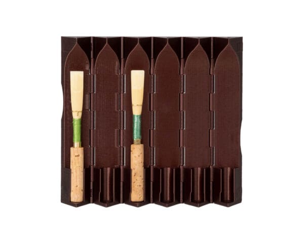Reeds 'n Stuff | Hexagon Reed Case for 6 Oboe Reeds: Bronze
