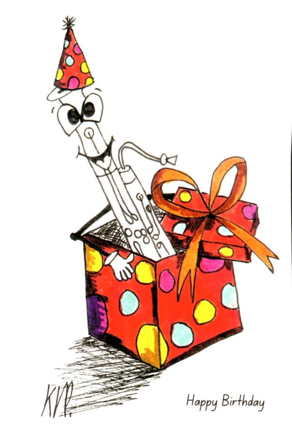 Bassoon Greetings card Various Designs