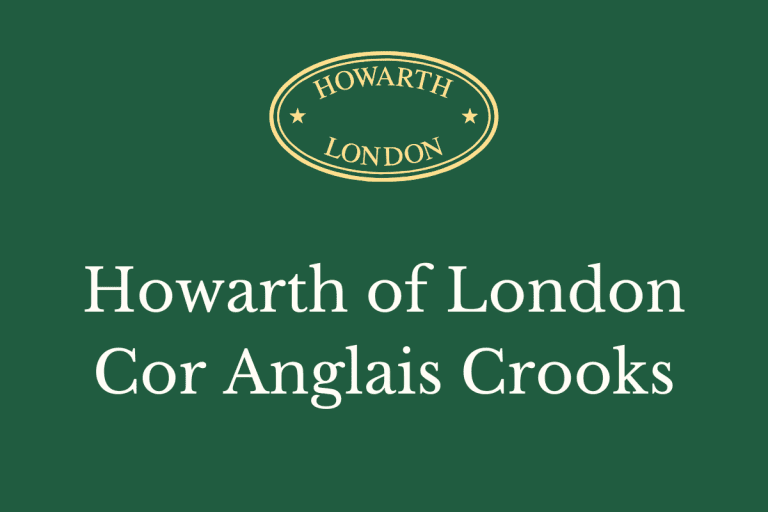 The New Range of Howarth Cor Anglais Crooks image